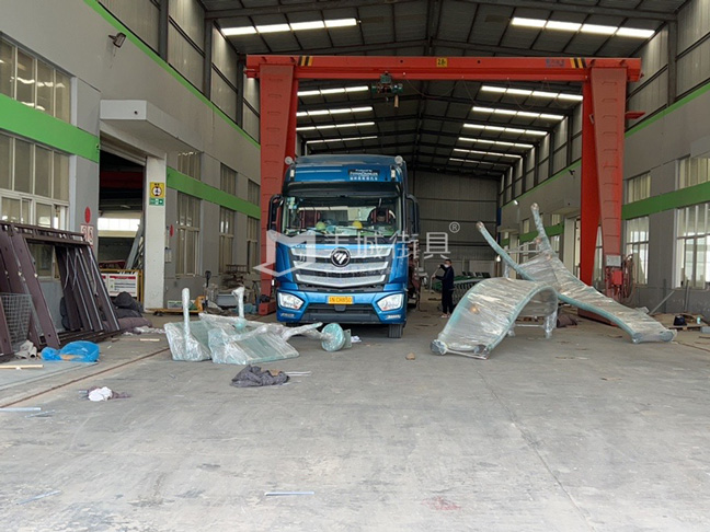 2022.10.9美城街具供應(yīng)鹽城濱海公交站臺發(fā)貨記錄